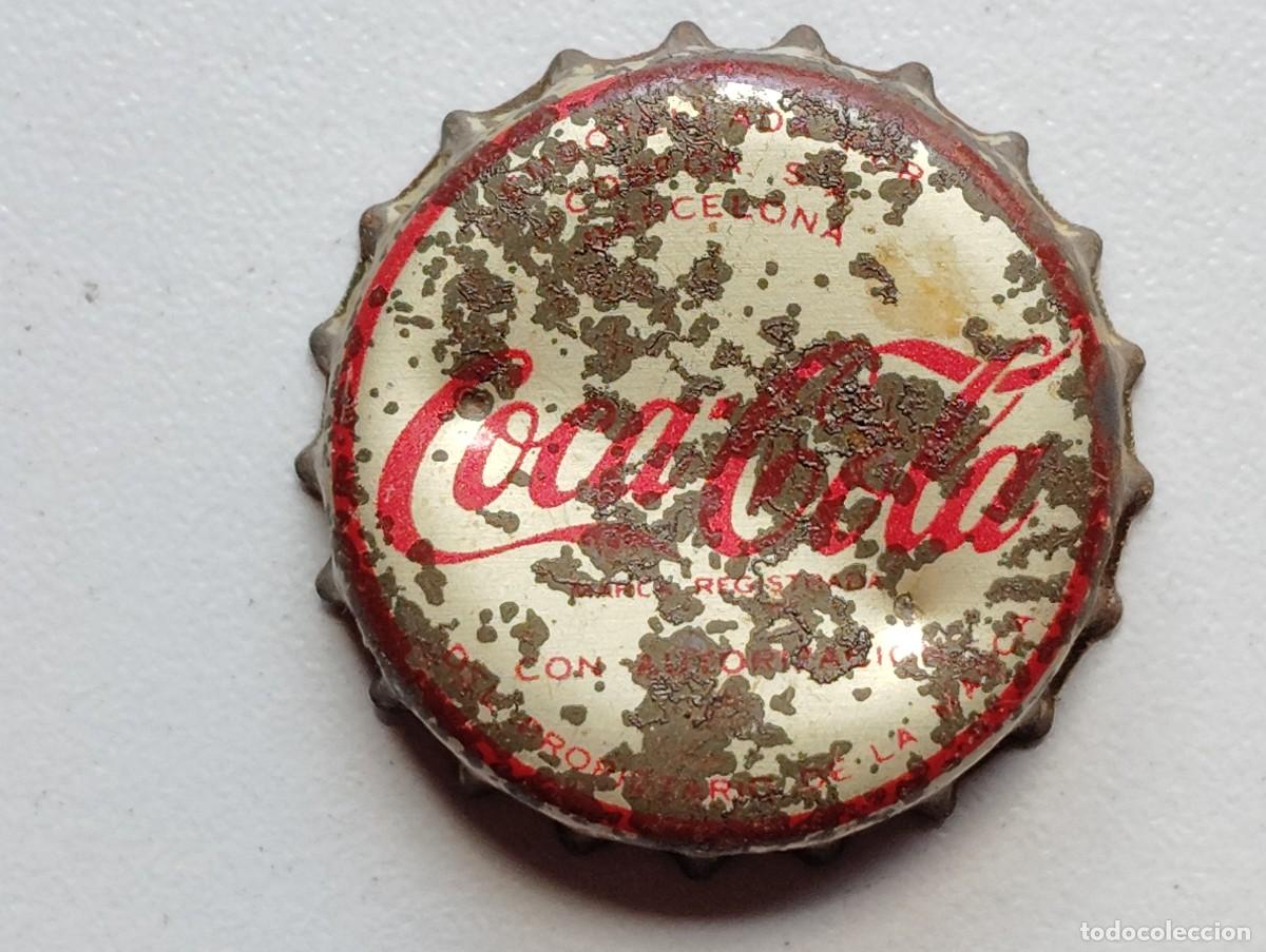 Colecionismo de Coca-Cola e Pepsi: TAPON CORONA ESPA&Ntilde;A COCACOLA. DORSO DE CORCHO. USADO