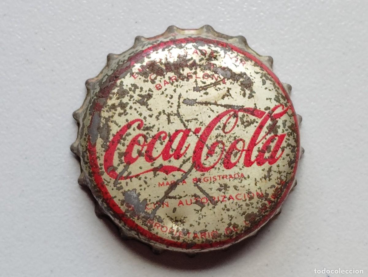 Colecionismo de Coca-Cola e Pepsi: TAPON CORONA ESPA&Ntilde;A COCACOLA. DORSO DE CORCHO. USADO
