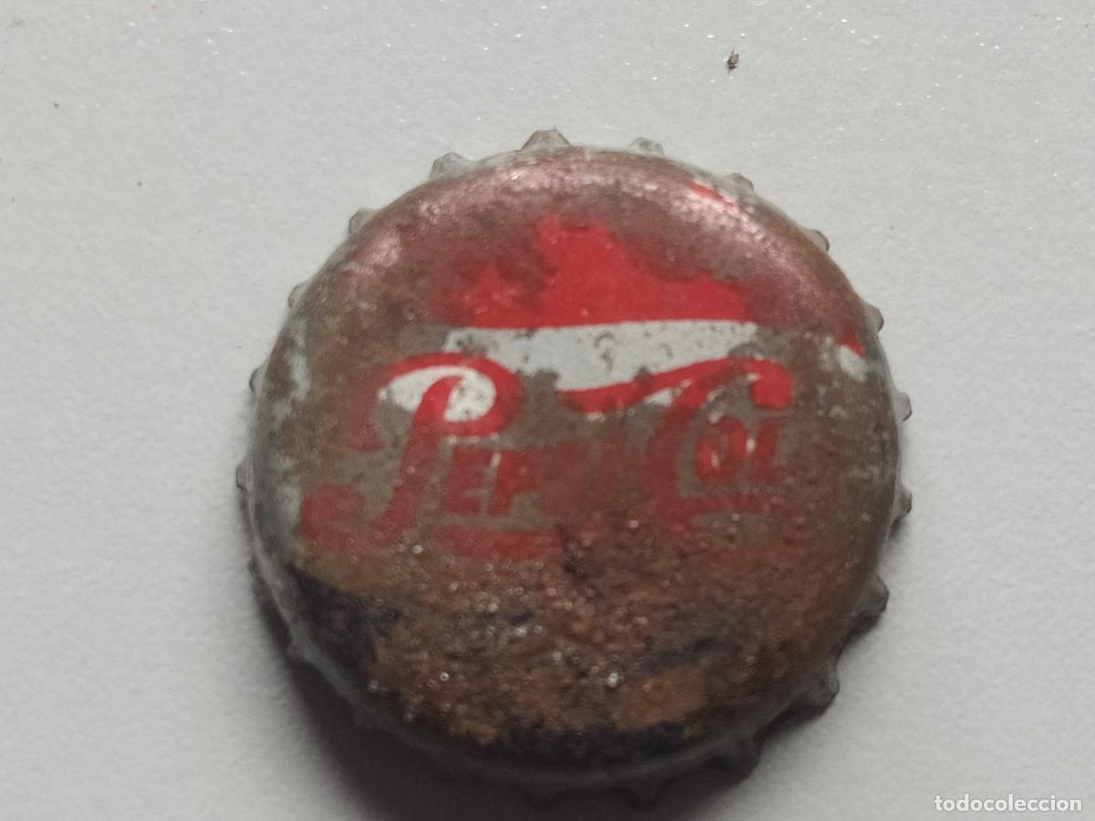 Colecionismo de Coca-Cola e Pepsi: TAPON CORONA ESPA&Ntilde;A PEPSICOLA. DORSO DE CORCHO. USADO