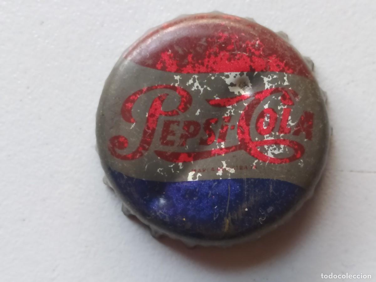 Colecionismo de Coca-Cola e Pepsi: TAPON CORONA ESPA&Ntilde;A PEPSICOLA. DORSO DE CORCHO. USADO