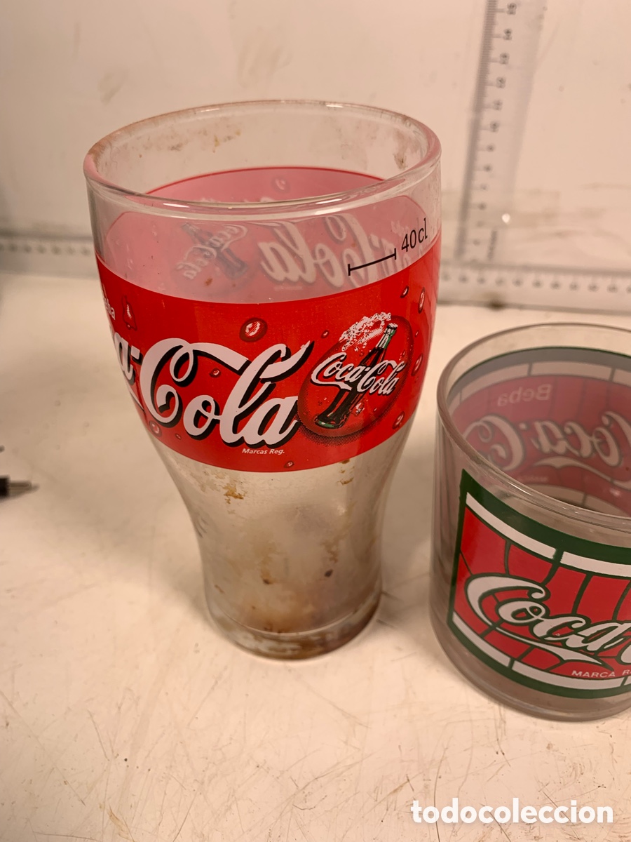 Coleccionismo de Coca-Cola y Pepsi: 01_ lote vasos Coca Cola - Foto 2