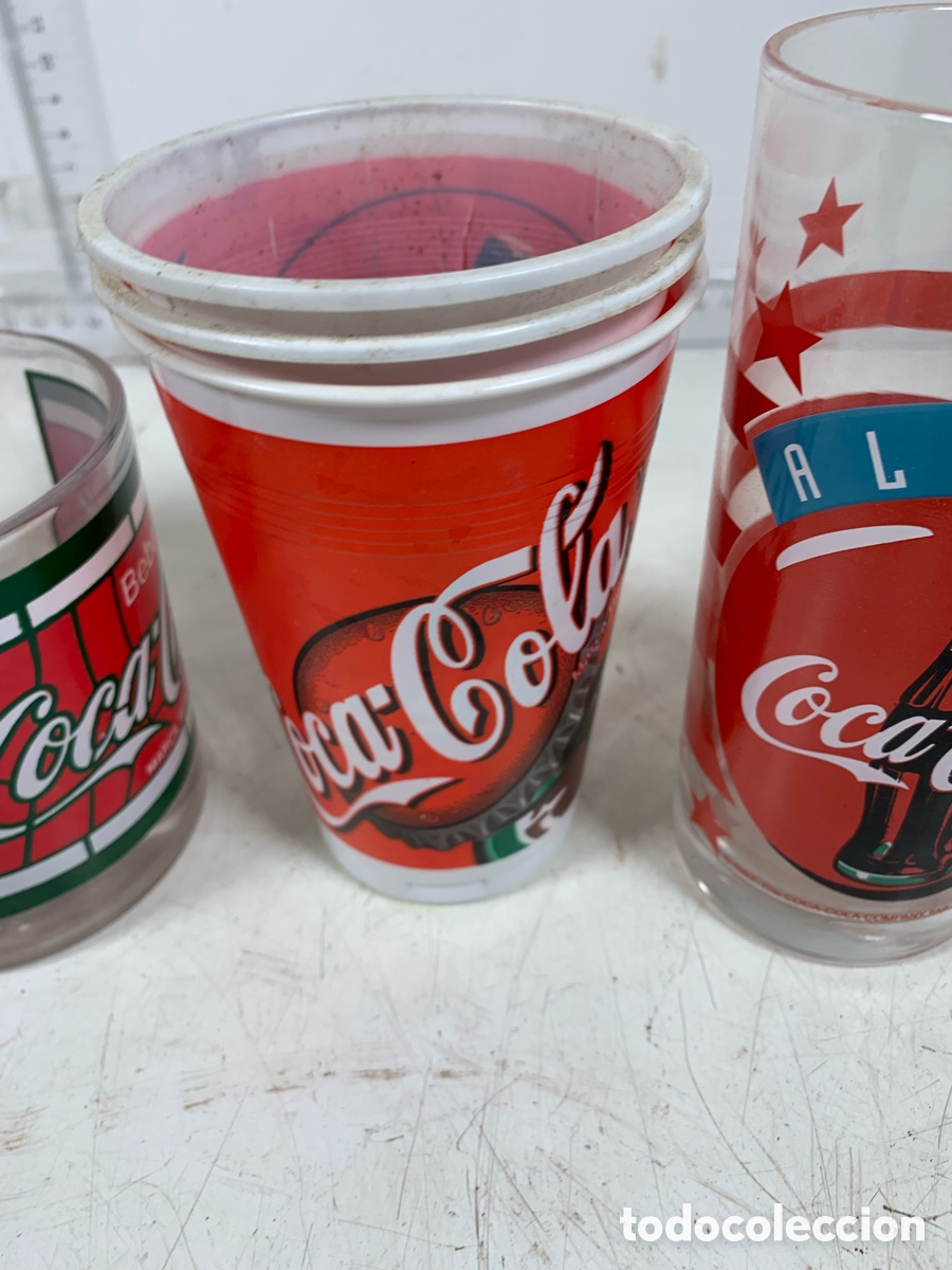 Coleccionismo de Coca-Cola y Pepsi: 01_ lote vasos Coca Cola - Foto 4