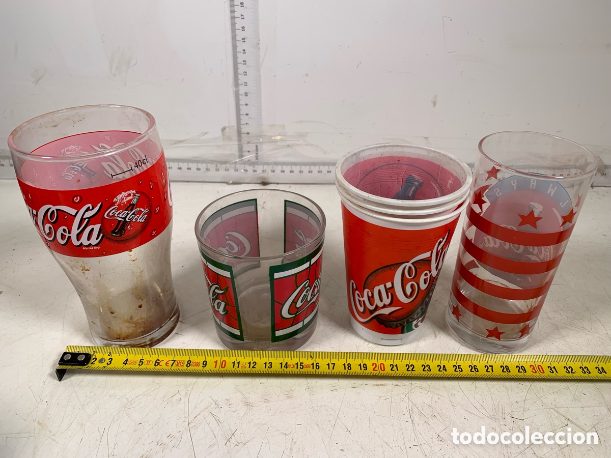 Coleccionismo de Coca-Cola y Pepsi: 01_ lote vasos Coca Cola - Foto 7