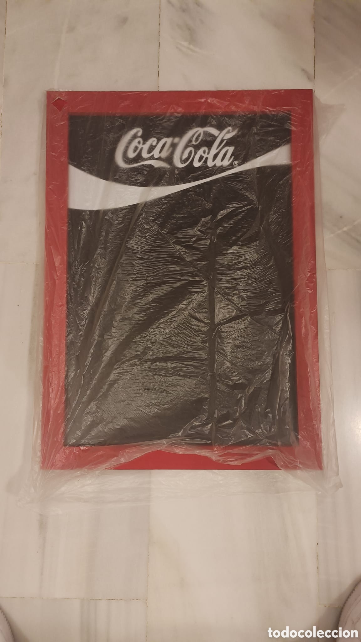 Coleccionismo de Coca-Cola y Pepsi: Pizarra promocional coca cola hosteleria