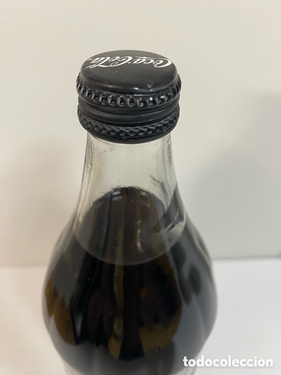 Coleccionismo de Coca-Cola y Pepsi: Botella cristal coca-cola zero 1 litro - Foto 3