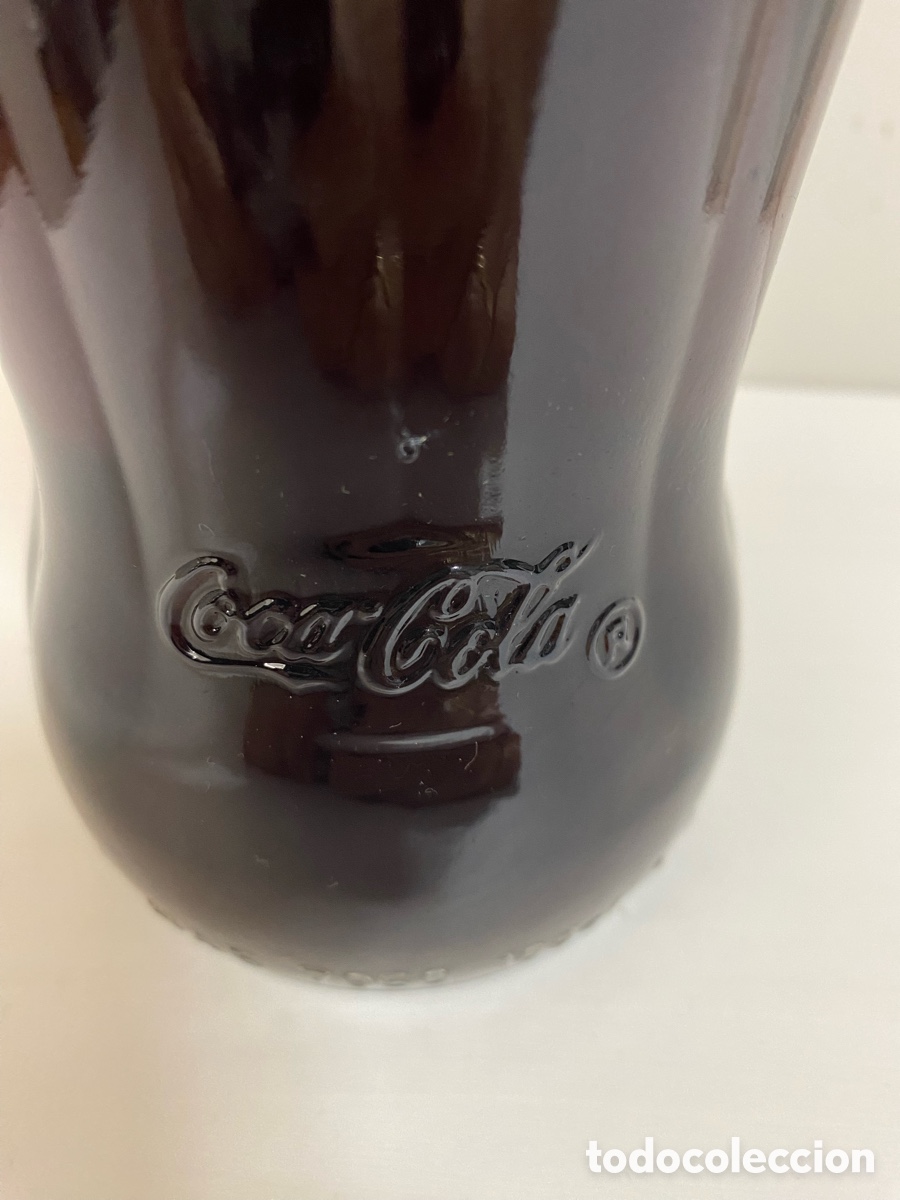 Coleccionismo de Coca-Cola y Pepsi: Botella cristal coca-cola zero 1 litro - Foto 4