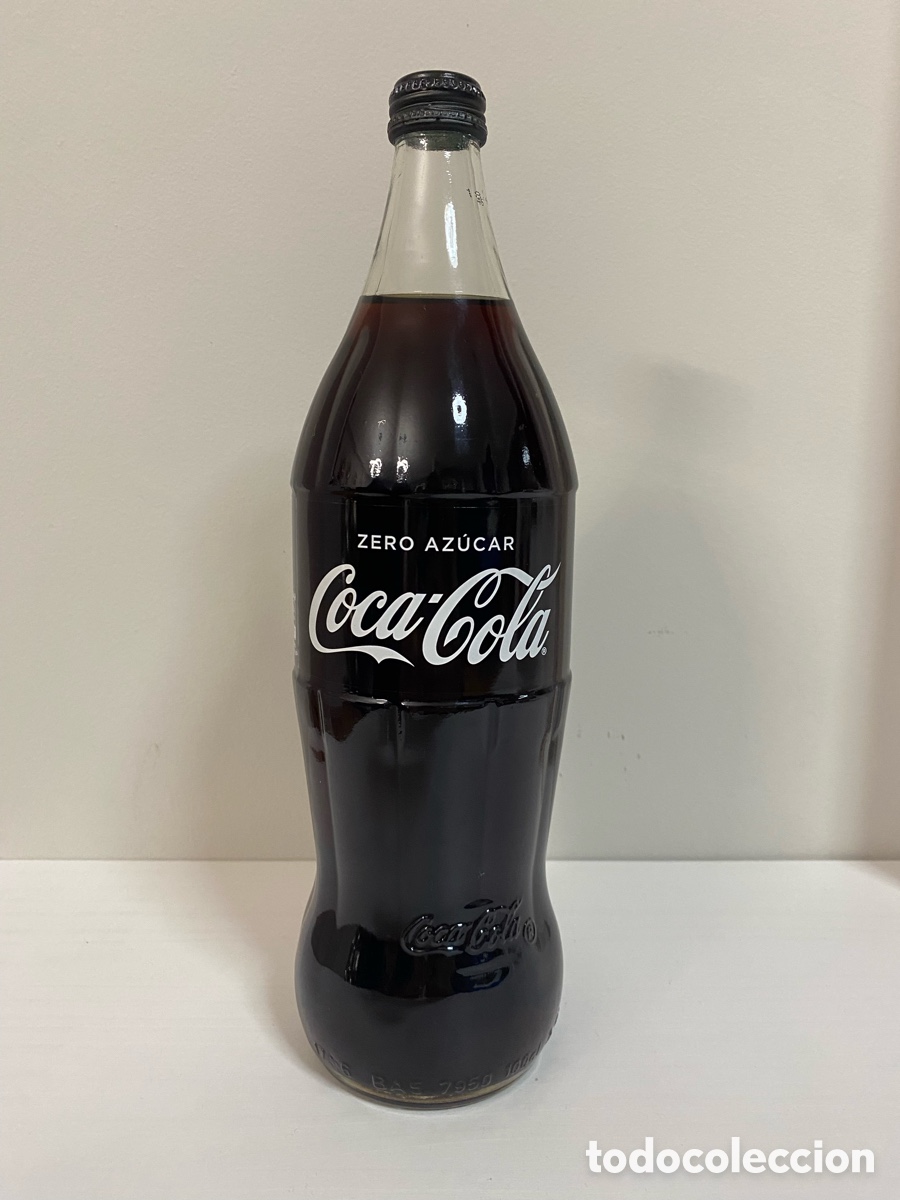 Coleccionismo de Coca-Cola y Pepsi: Botella cristal coca-cola zero 1 litro - Foto 1