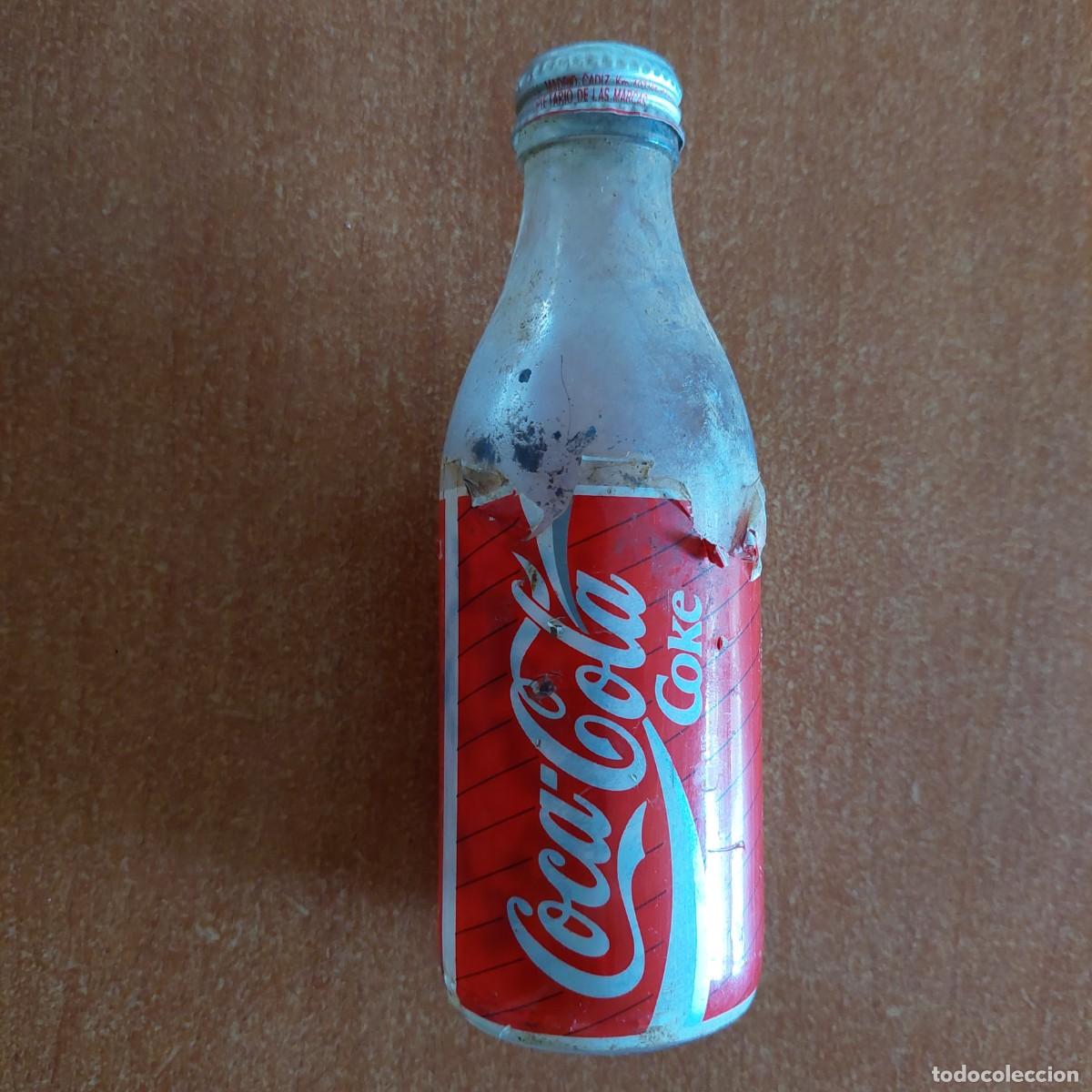 Collezionismo di Coca-Cola e Pepsi: Antigua botella coca cola 20 cl a&ntilde;os 80 forro pl&aacute;stico
