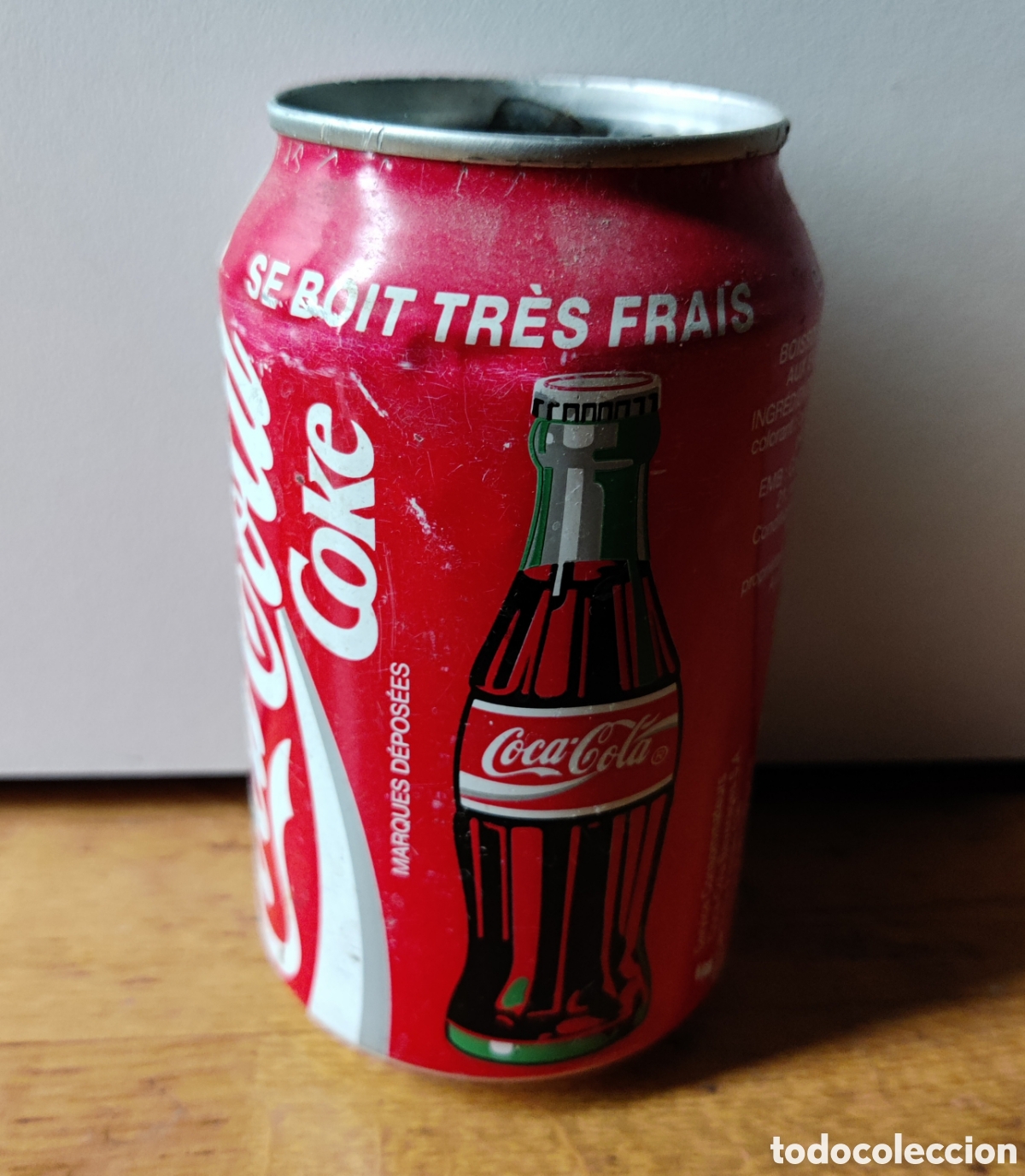 Coleccionismo de Coca-Cola y Pepsi: Lata de Coca Cola de Francia de 1996 - Foto 1