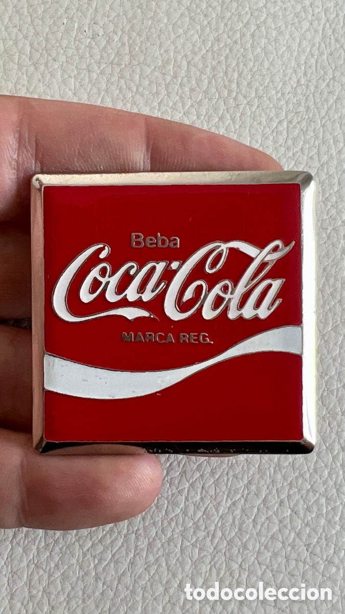 Sammeln von Coca-Cola und Pepsi: ANTIGUA INSIGNIA VENDEDOR COCA COLA A&Ntilde;OS 60-70