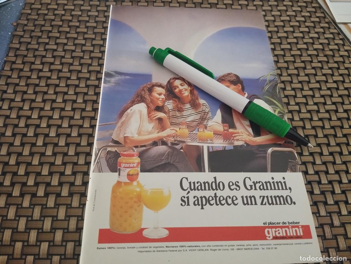 Colecionismo de Coca-Cola e Pepsi: ZUMO GRANINI ANUNCIO PUBLICIDAD REVISTA