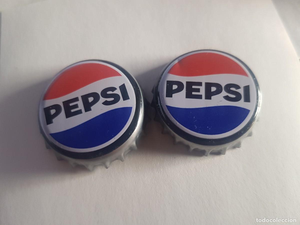 Coleccionismo de Coca-Cola y Pepsi: Lote 2 Chapa corona Pepsi Cola Zero (Nueva Imagen 2024)