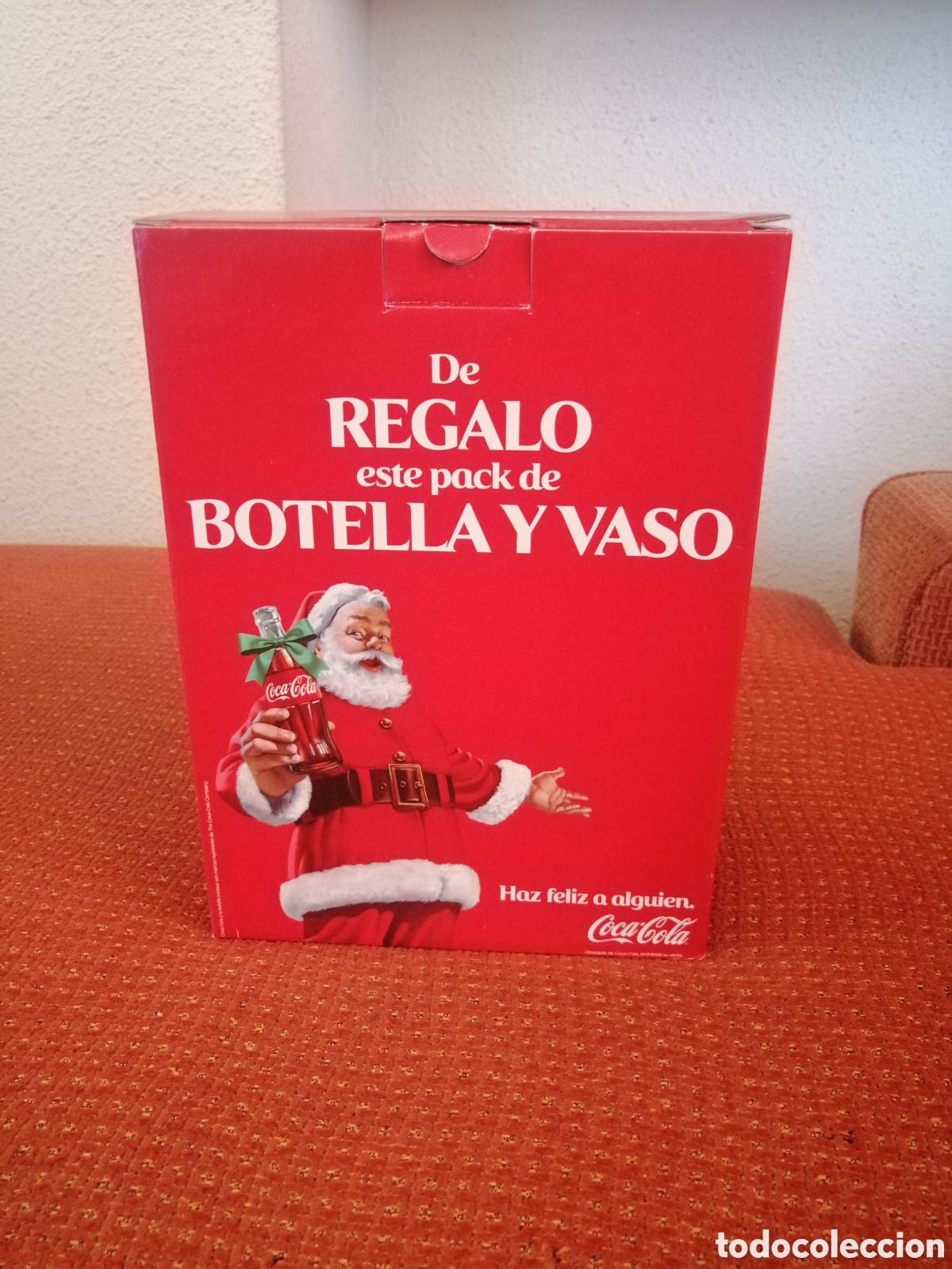 Coleccionismo de Coca-Cola y Pepsi: BOTELLA Y VASO DE COCA-COLA - Foto 1