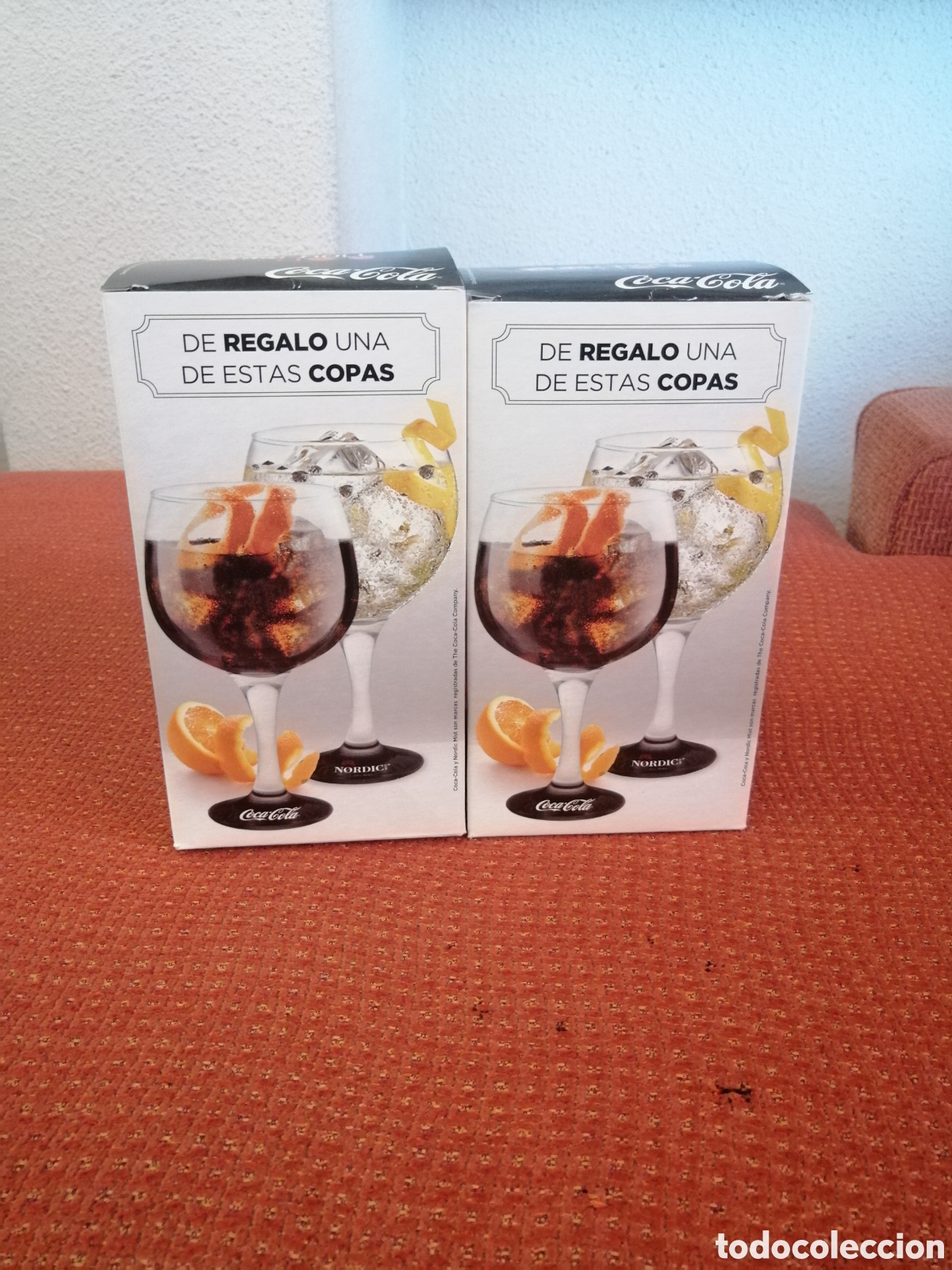 Coleccionismo de Coca-Cola y Pepsi: 2 COPAS CHULAS DE COCA-COLA - Foto 1