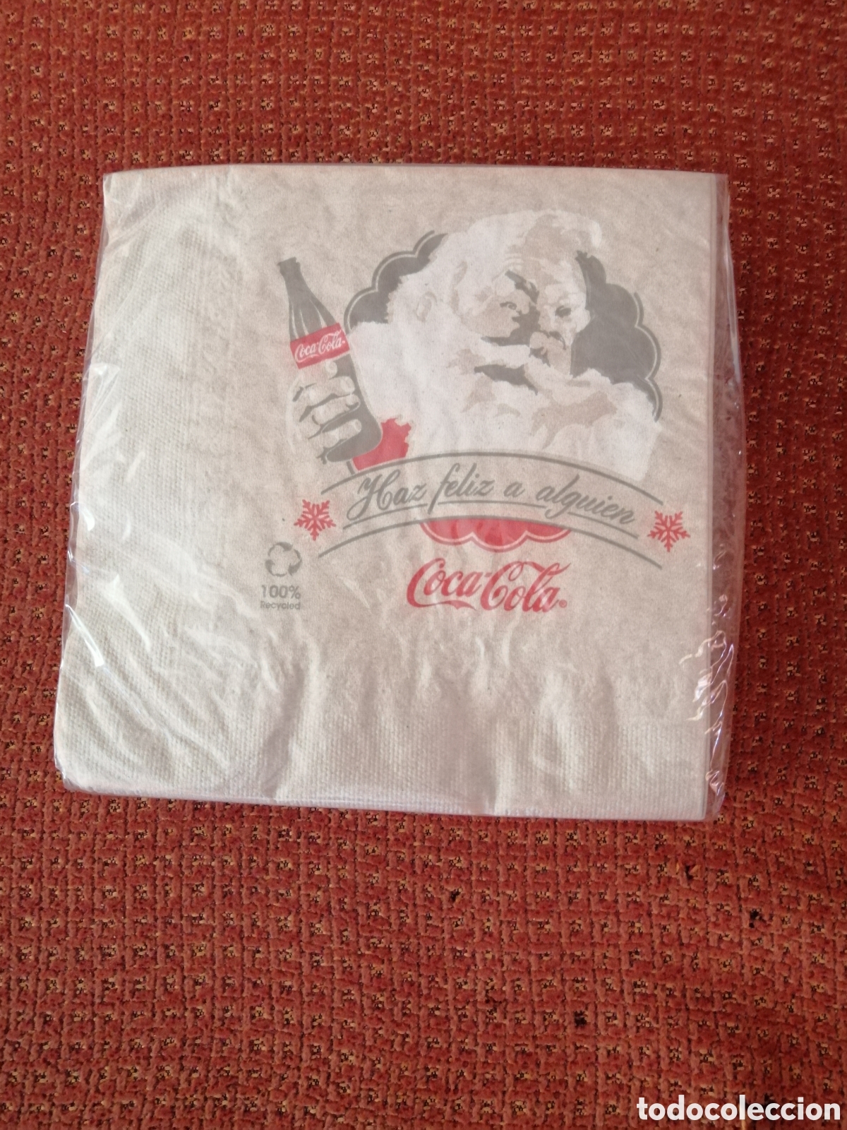 Coleccionismo de Coca-Cola y Pepsi: 50 SERVILLETAS DE COCA-COLA - Foto 3