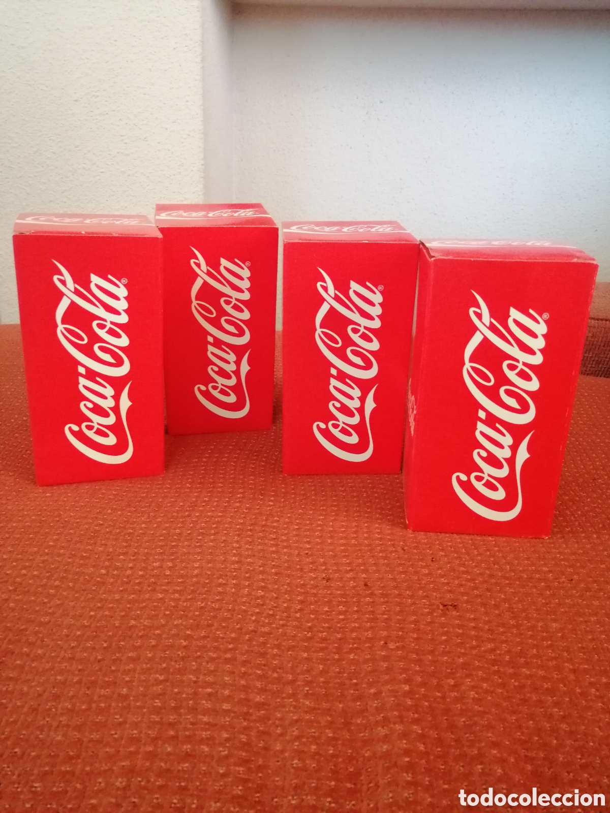 Coleccionismo de Coca-Cola y Pepsi: 4 BOTES DE COCA-COLA - Foto 1