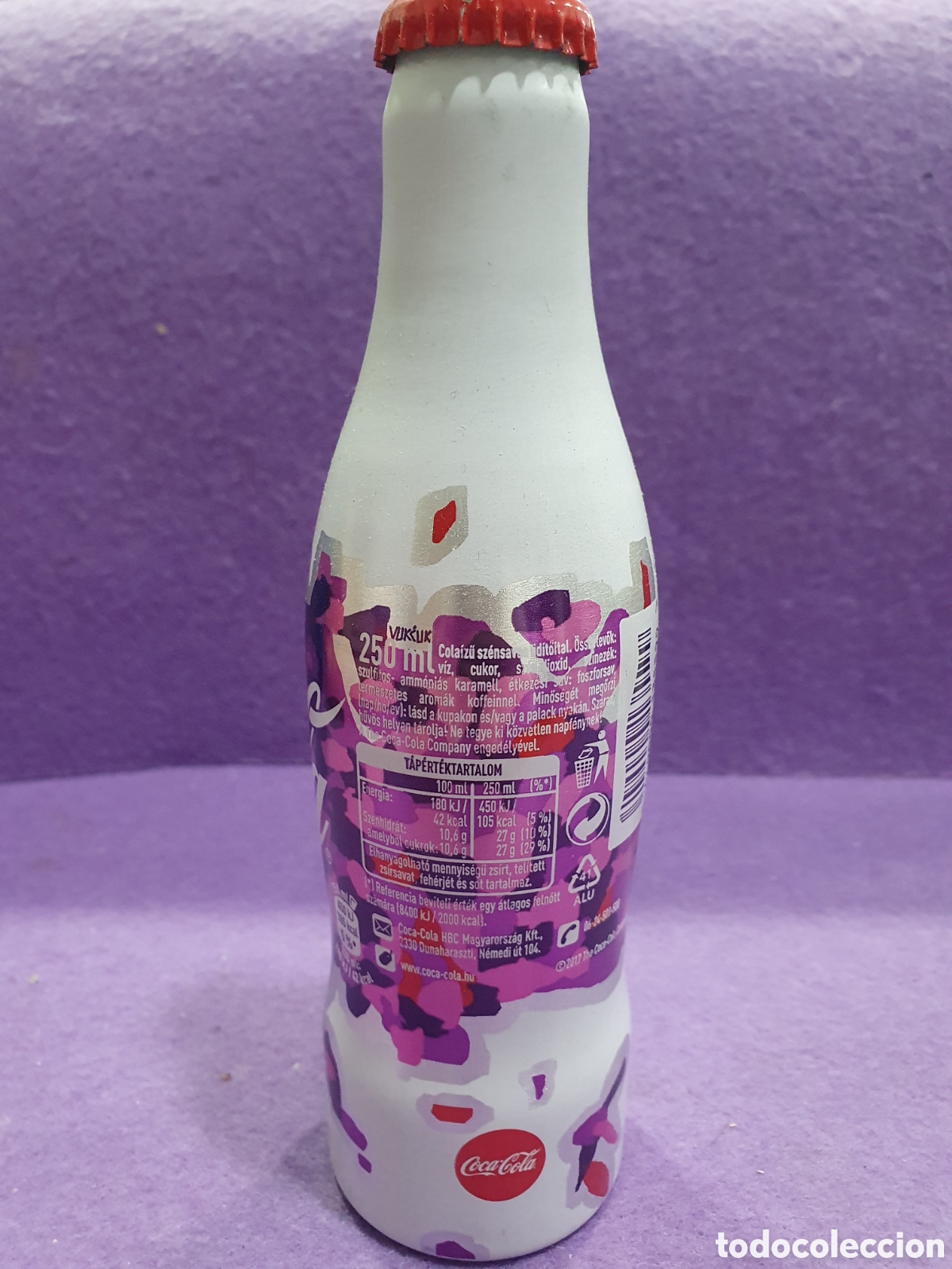 Coleccionismo de Coca-Cola y Pepsi: Botella Coca Cola aluminio ed. limitada. (L13) - Foto 2