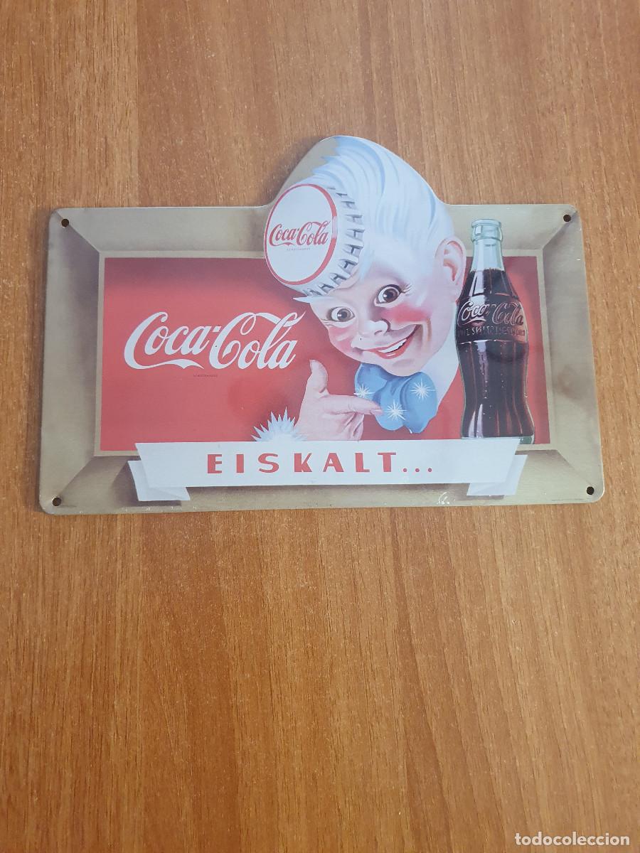 Coleccionismo de Coca-Cola y Pepsi: CARTELL COCA COLA . EISKALT. - Foto 1