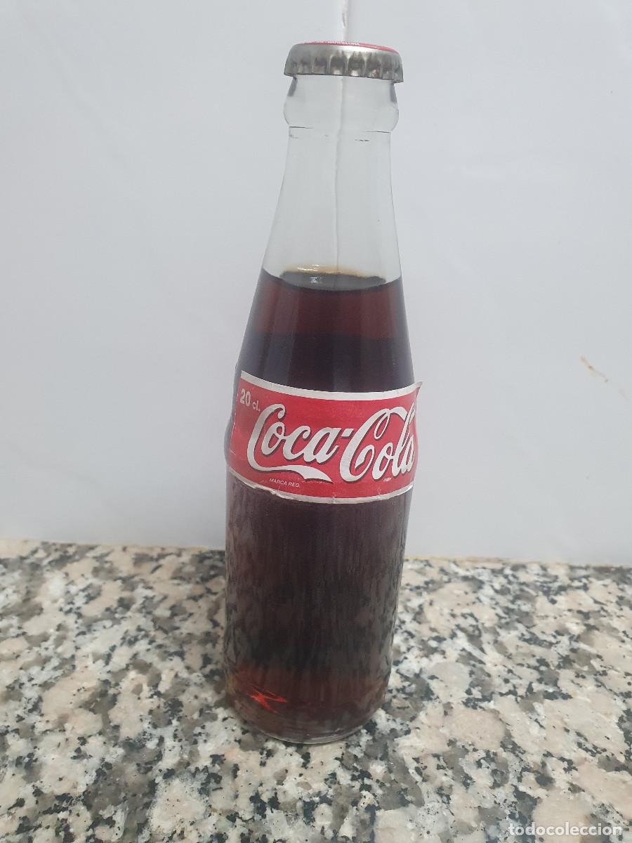 Collectionnisme de Coca-Cola et Pepsi: BOTELLA COCA-COLA ERROR DE EMBOTELLADO ETIQUETA DE PAPEL CHAPA CORONA
