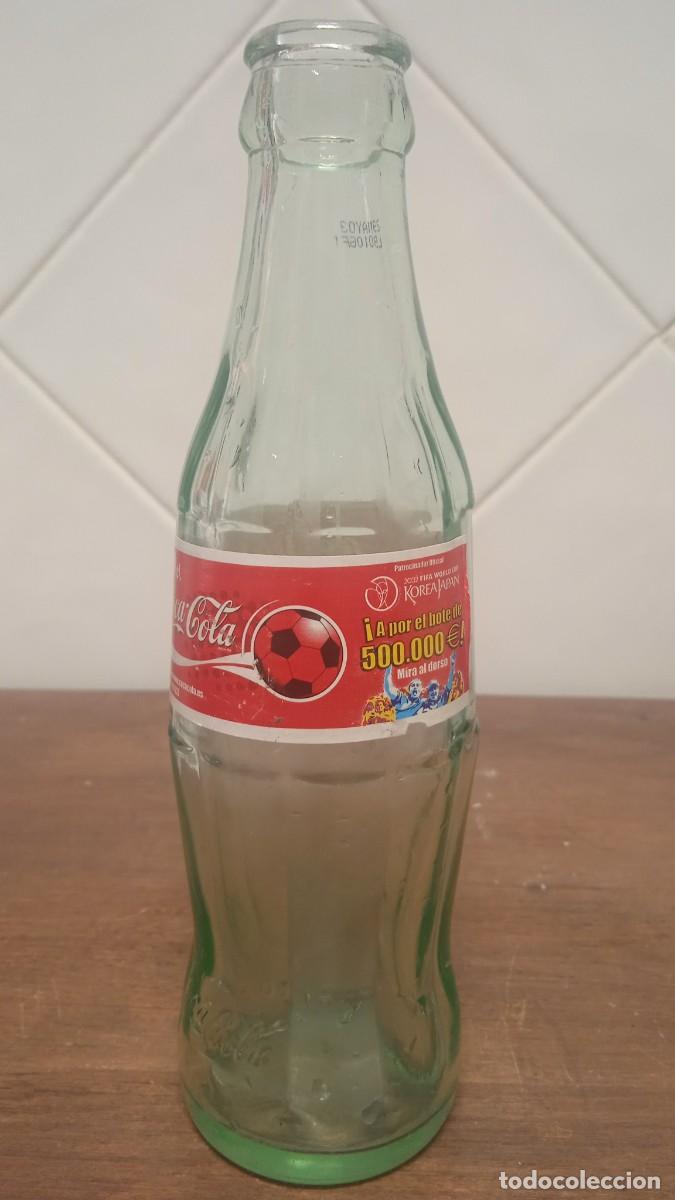 Collectionnisme de Coca-Cola et Pepsi: Antigua botella Coca-cola Mundial Futbol Korea-Japan.