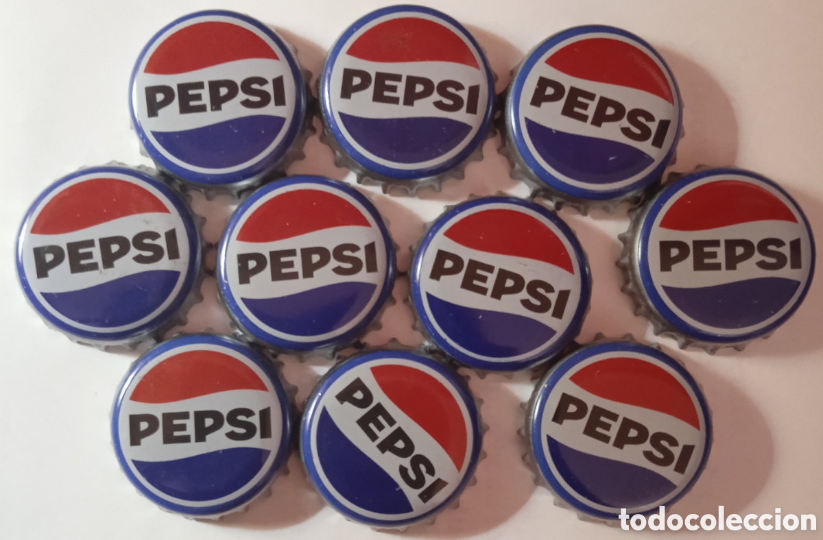 Coleccionismo de Coca-Cola y Pepsi: LOTE CHAPAS P E P S I - Foto 1
