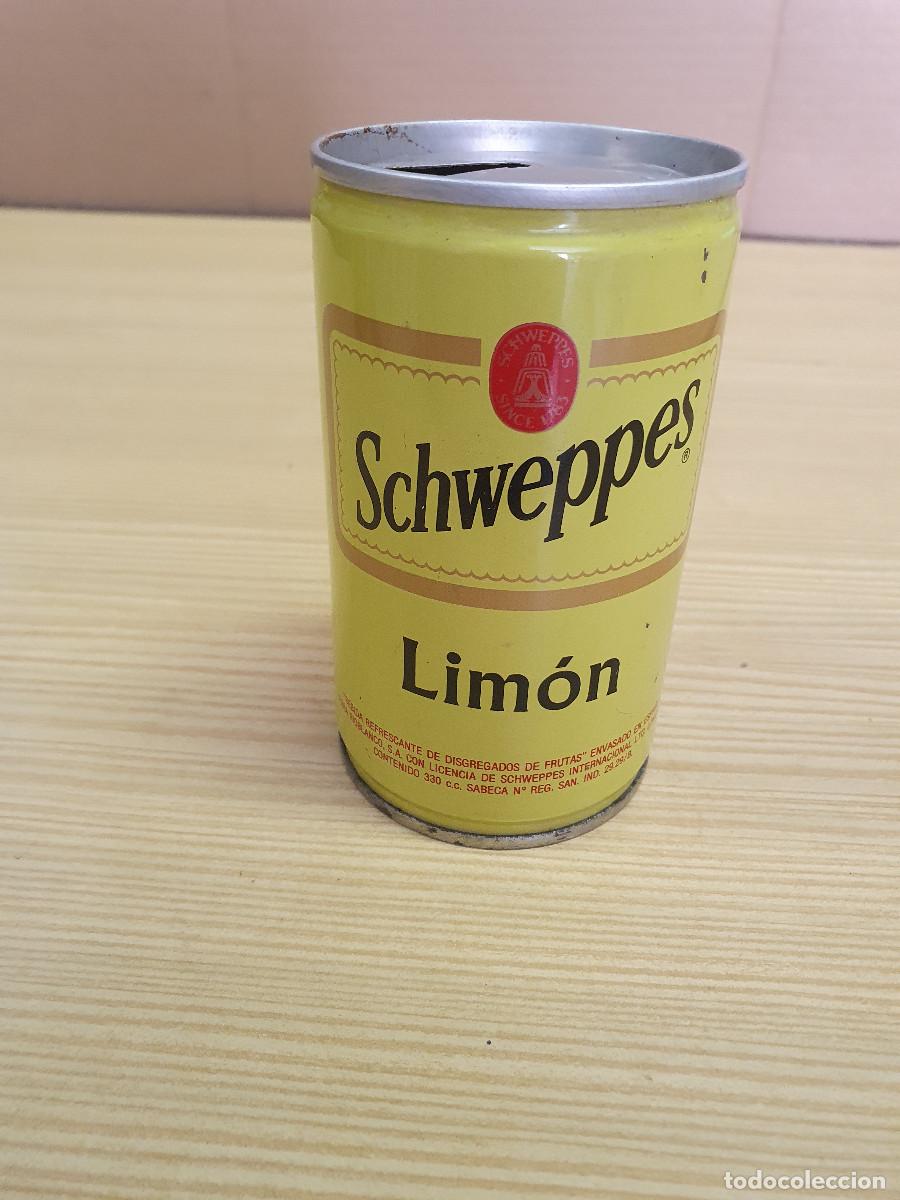 Coleccionismo de Coca-Cola y Pepsi: ANTIGUA LATA SCHWEPPES LIMON. - Foto 1
