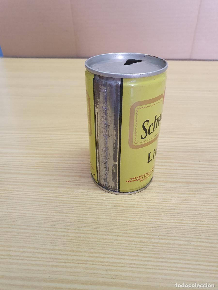 Coleccionismo de Coca-Cola y Pepsi: ANTIGUA LATA SCHWEPPES LIMON. - Foto 2