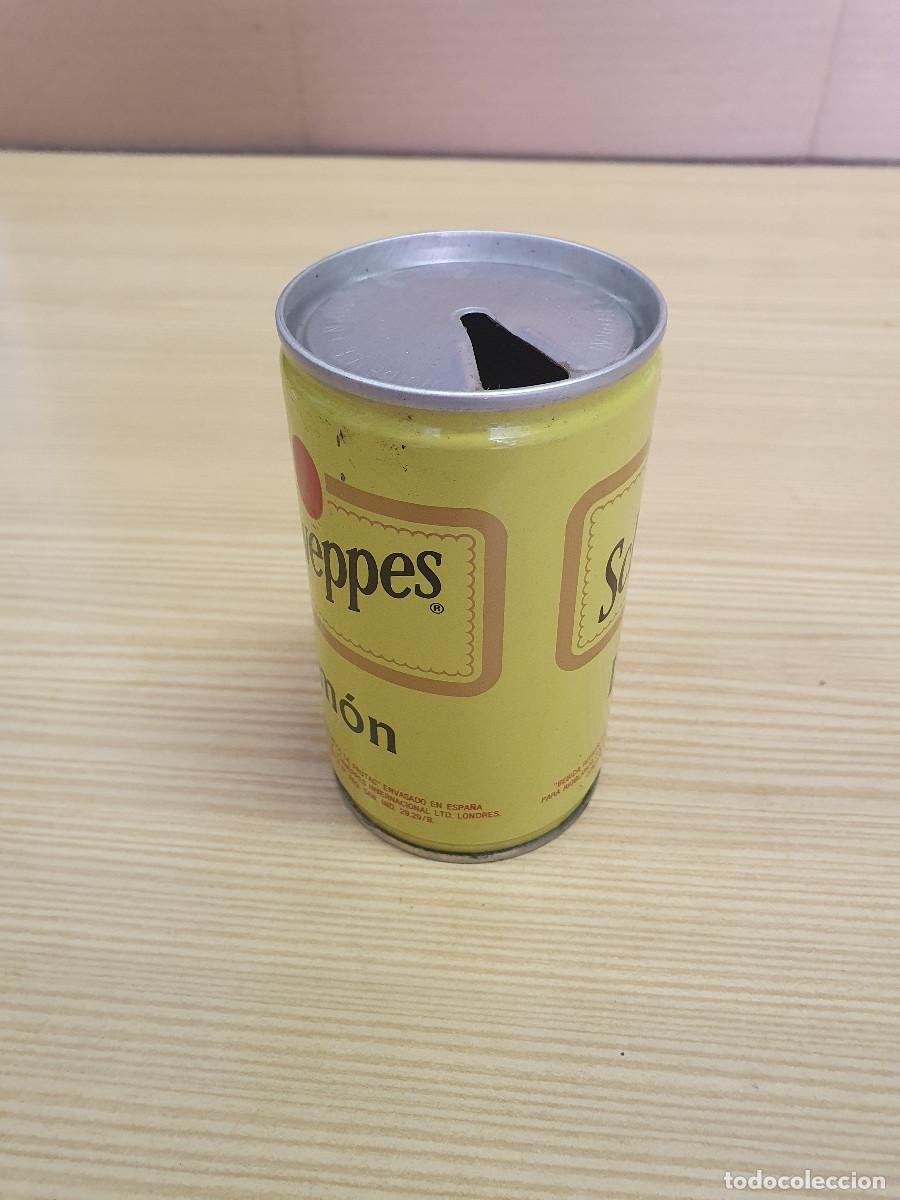 Coleccionismo de Coca-Cola y Pepsi: ANTIGUA LATA SCHWEPPES LIMON. - Foto 3