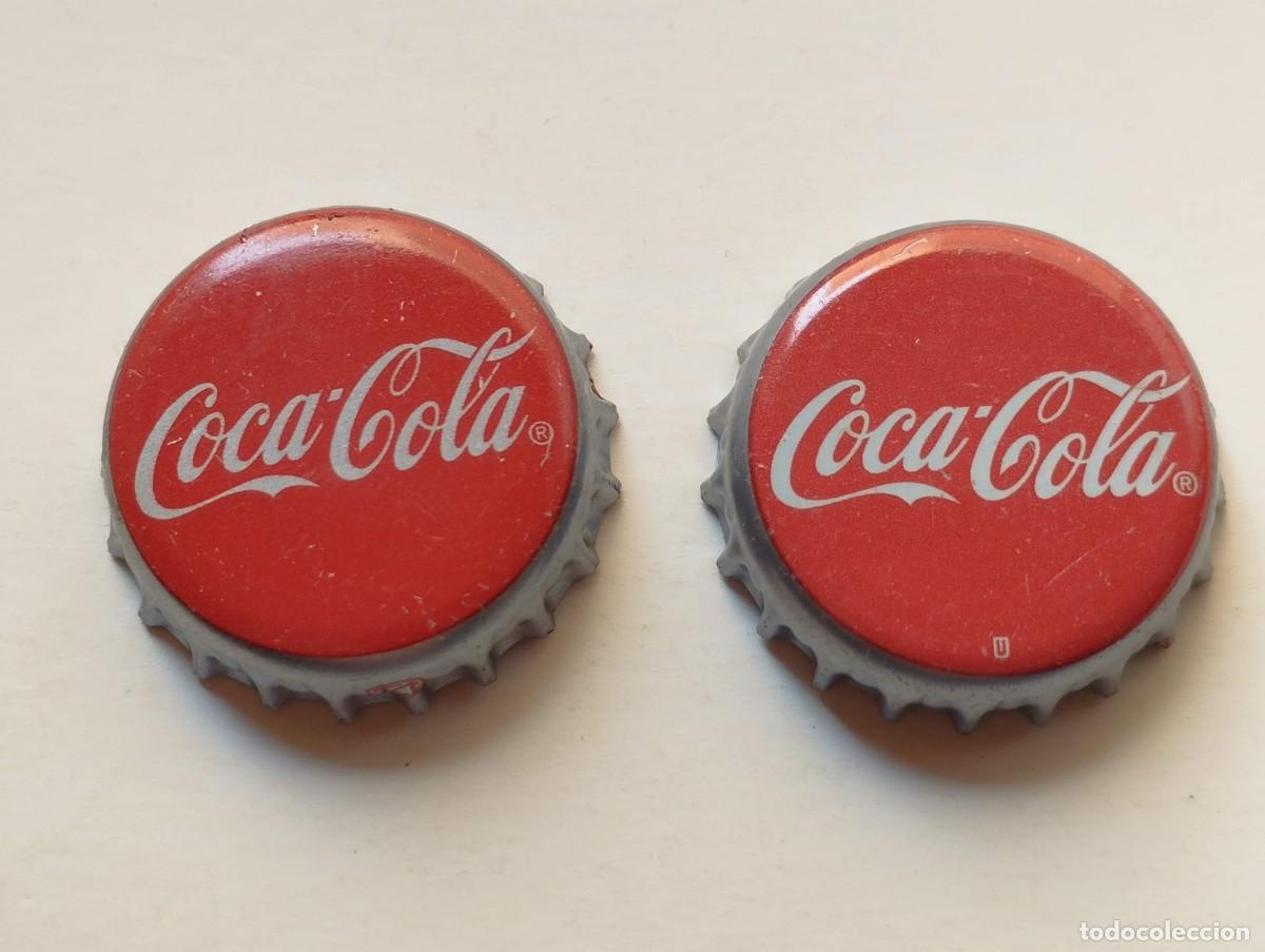 Colecionismo de Coca-Cola e Pepsi: LOTE 2 CHAPAS DIFERENTES CHAPA - TAPA CORONA COCA COLA - CAPS - TAPON