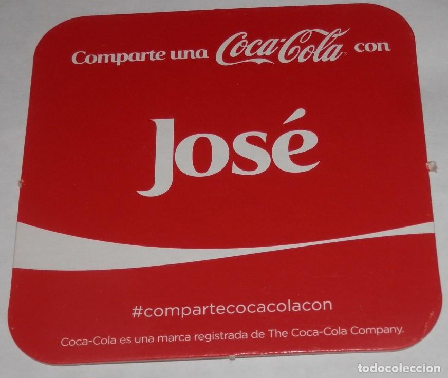 Collectionnisme de Coca-Cola et Pepsi: POSAVASOS COCA-COLA SERIE NOMBRES - JOS&Eacute;