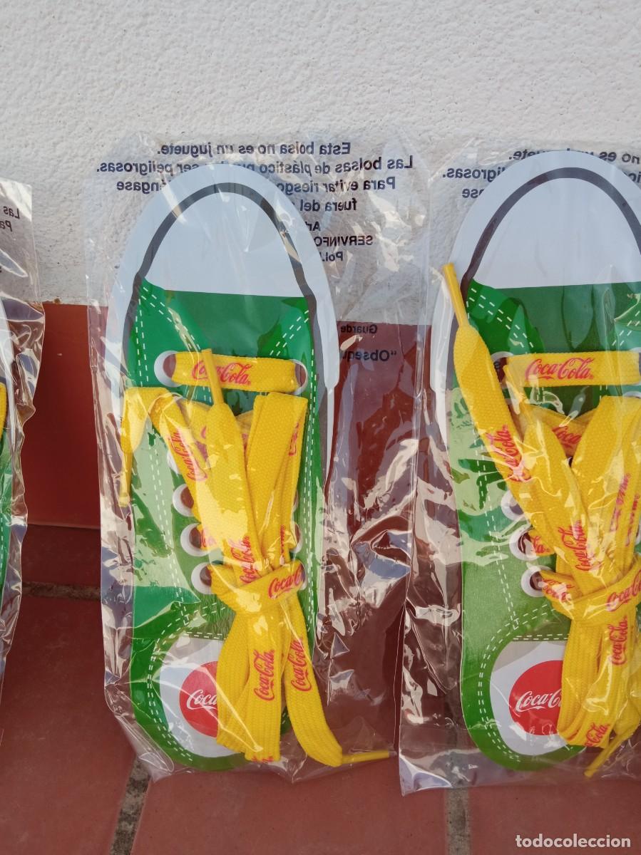 Coleccionismo de Coca-Cola y Pepsi: Cordones coca cola lote de 8 - Foto 2