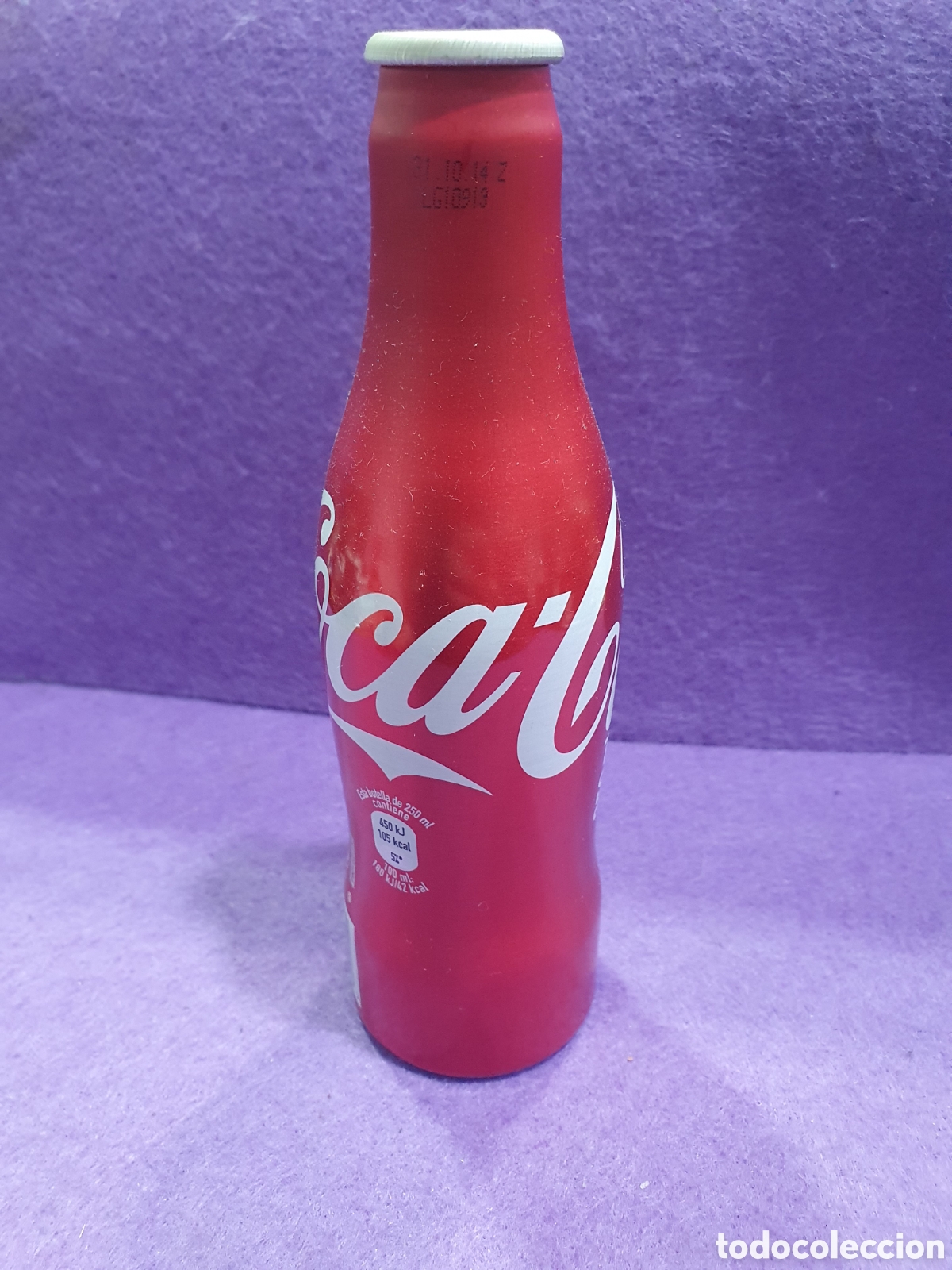 Coleccionismo de Coca-Cola y Pepsi: Botella Coca Cola Aluminio ed. Limitada. (L104) - Foto 1