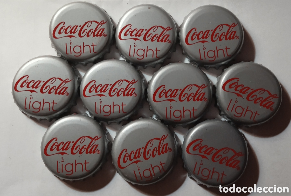 Collecting of Coca-Cola and Pepsi: LOTE CHAPAS COCACOLA LIGHT