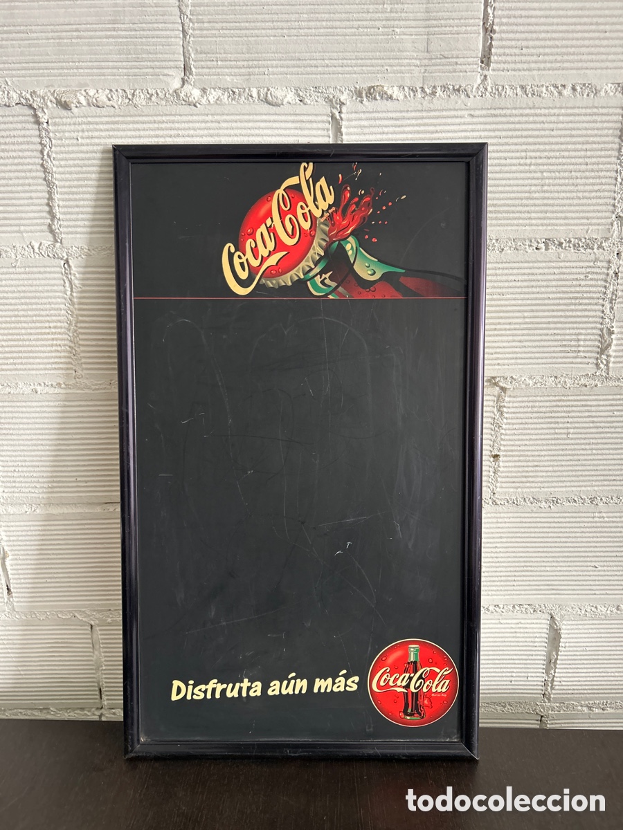 Collecting of Coca-Cola and Pepsi: Pizarra Coca-Cola &ldquo;disfruta a&uacute;n m&aacute;s &ldquo;