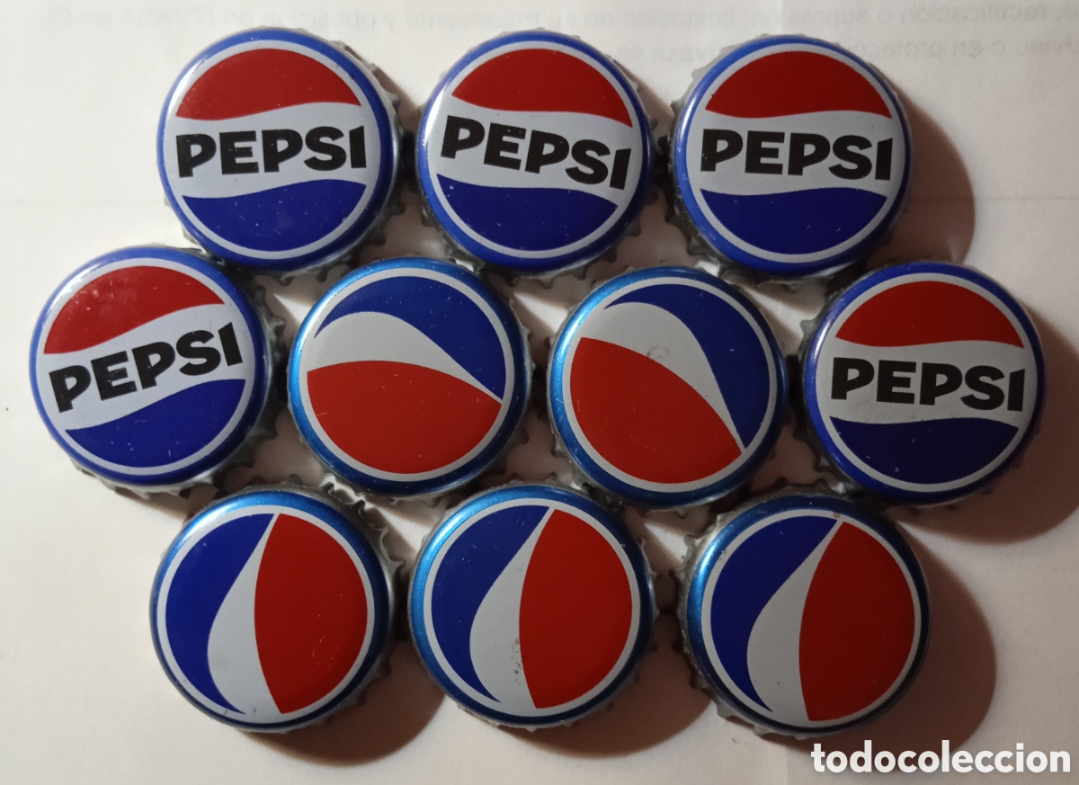 Coleccionismo de Coca-Cola y Pepsi: LOTE CHAPAS P E P S I