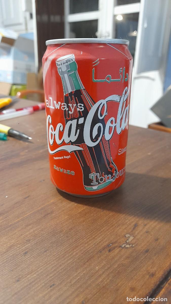 Coleccionismo de Coca-Cola y Pepsi: Lata de coca cola de Egipto &aacute;rabe - Foto 2