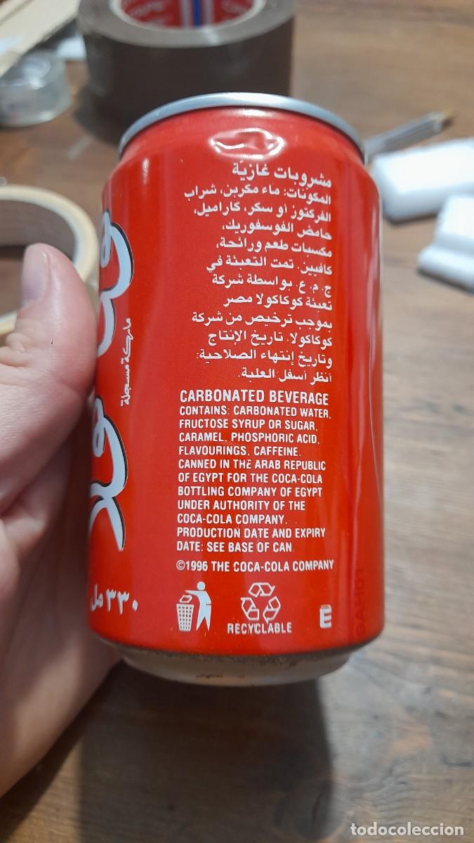 Coleccionismo de Coca-Cola y Pepsi: Lata de coca cola de Egipto &aacute;rabe - Foto 3