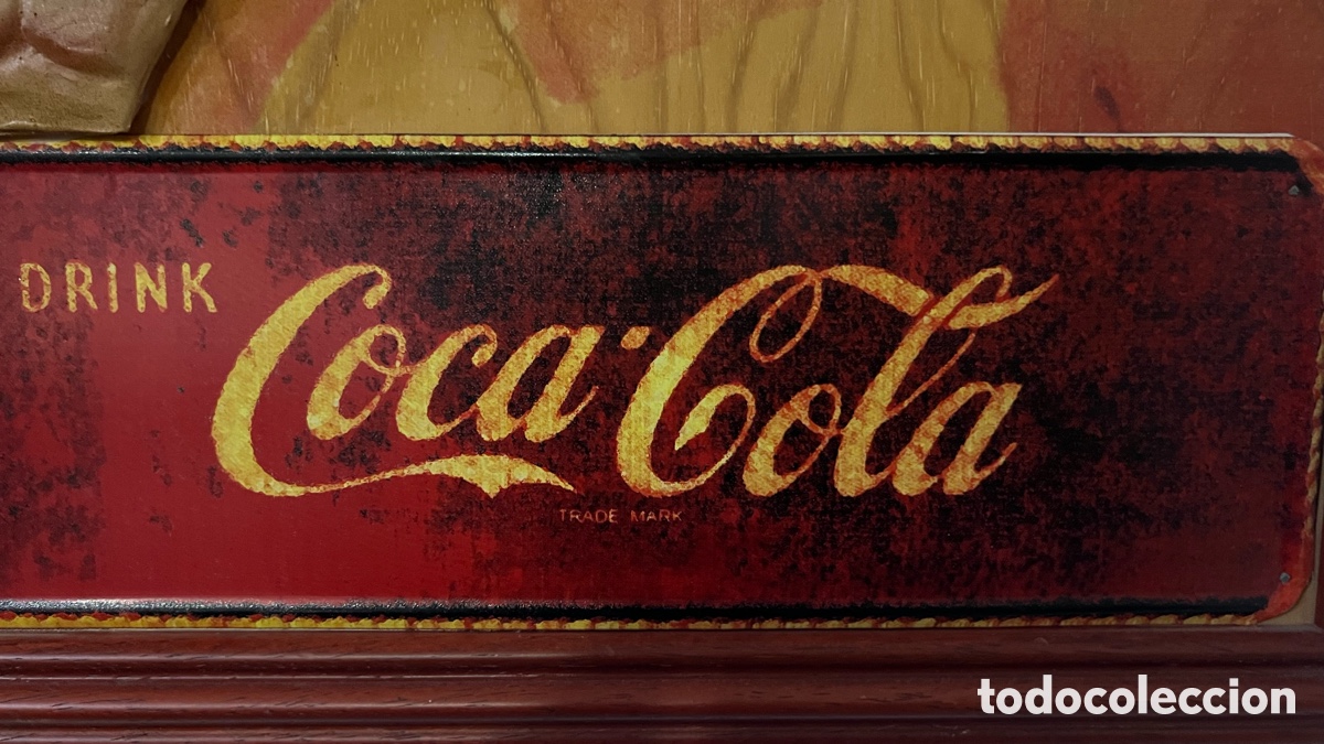 Coleccionismo de Coca-Cola y Pepsi: CUADRO COCA COLA BOTELLA EN RELIEVE - Foto 4