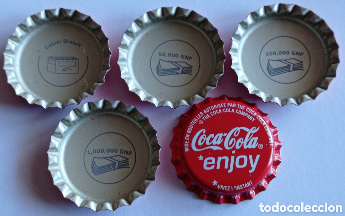 Coleccionismo de Coca-Cola y Pepsi: CORONAS COCA COLA GUINEA - Foto 1