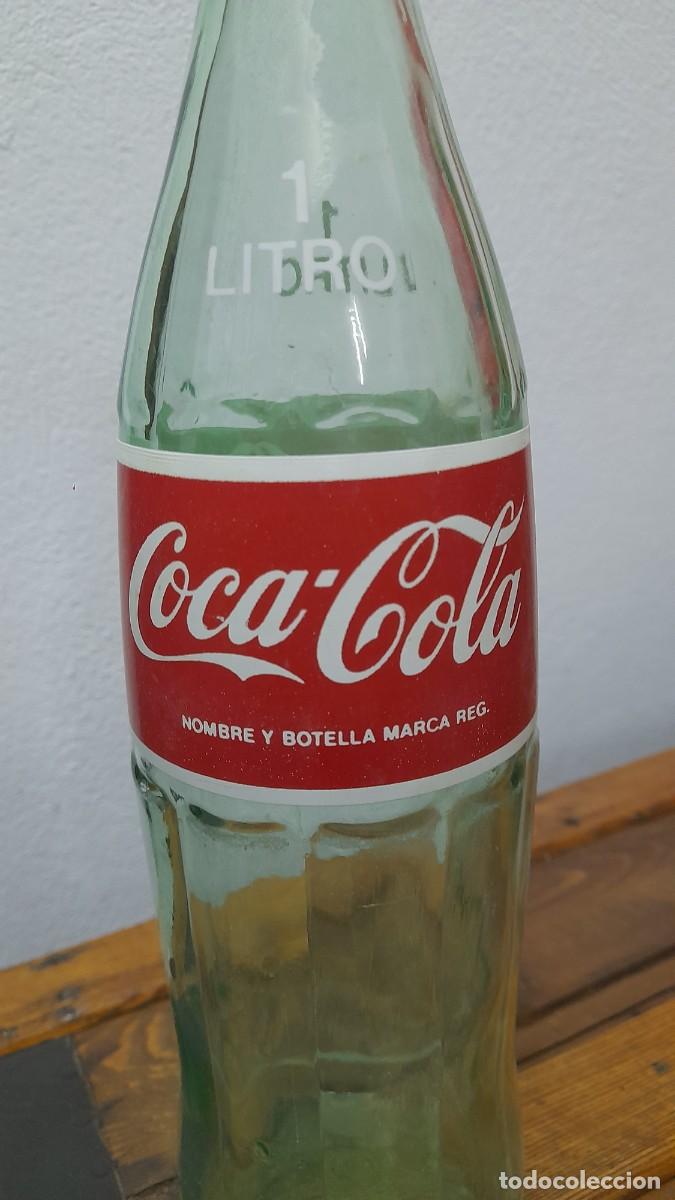 Coleccionismo de Coca-Cola y Pepsi: Botella de coca cola 1 litro - Foto 1