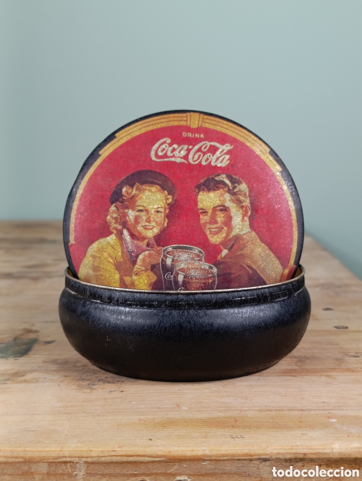 Coleccionismo de Coca-Cola y Pepsi: Caja de chapa original Coca-Cola - Foto 1