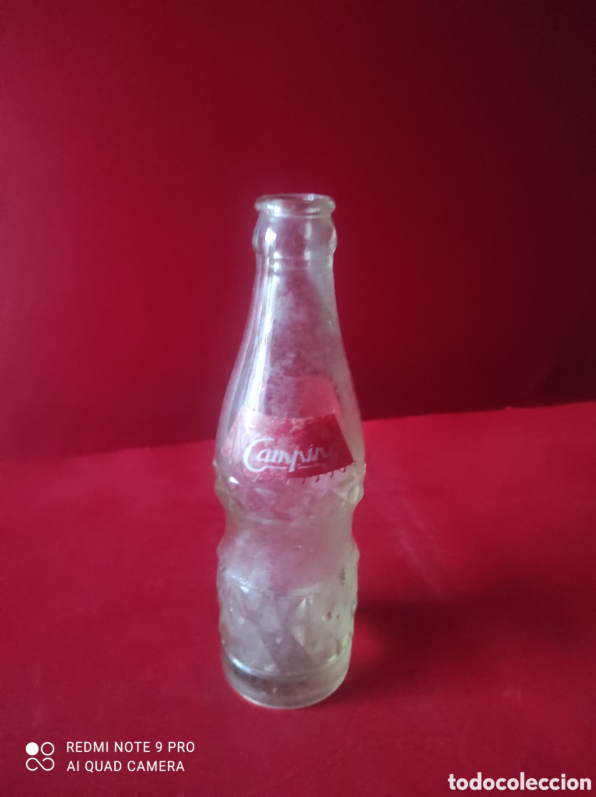 Coleccionismo de Coca-Cola y Pepsi: Antigua botella de refrescos camping - Foto 2