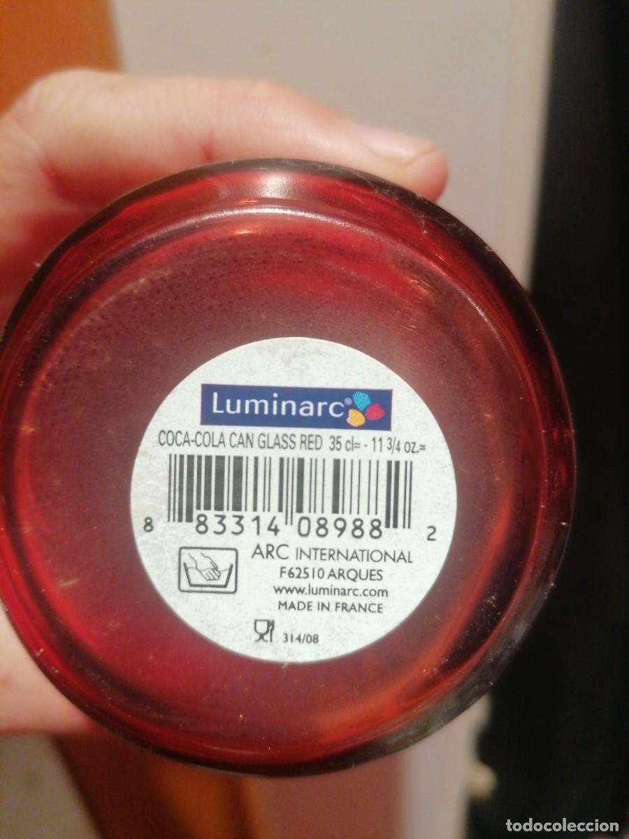 Coleccionismo de Coca-Cola y Pepsi: Vaso rojo con forma de lata COCA COLA - Foto 2