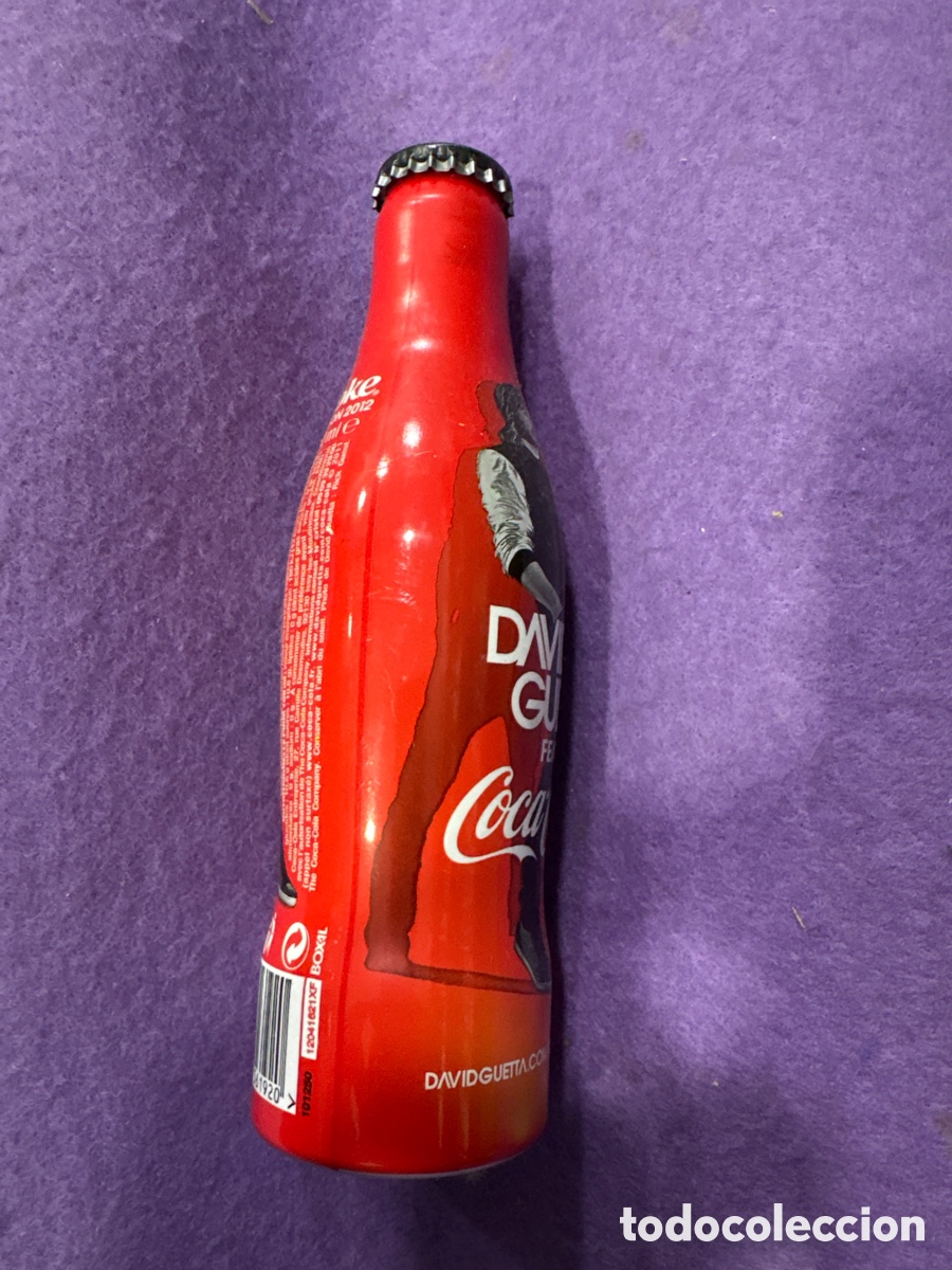 Coleccionismo de Coca-Cola y Pepsi: Botella Coca Cola aluminio David Guetta (L112) - Foto 4