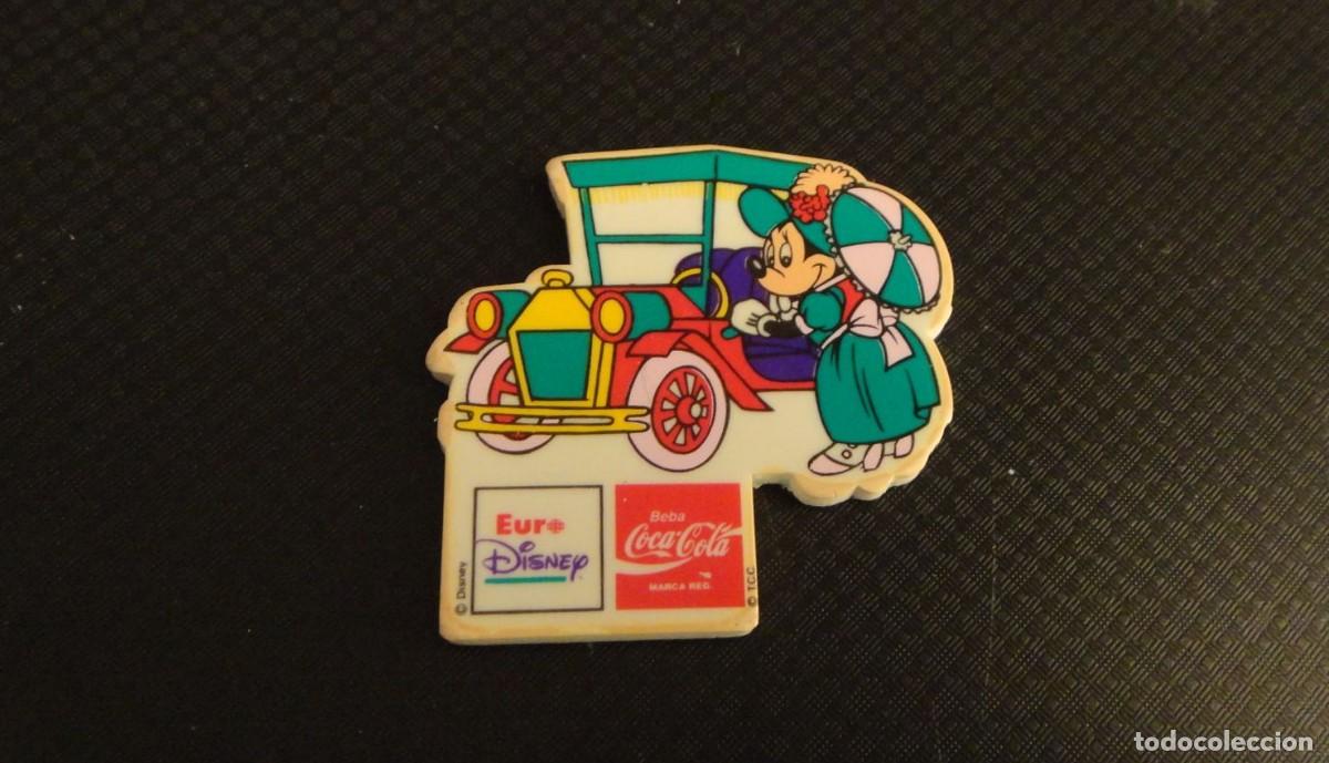 Coleccionismo de Coca-Cola y Pepsi: IMAN NEVERA WALT DISNEY EURO DISNEY MINNIE MOUSE COCA COLA A&Ntilde;OS 80 IMANES EURODISNEY