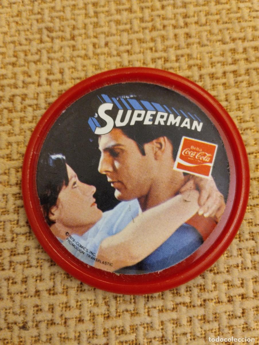 Coleccionismo de Coca-Cola y Pepsi: Imperdible pl&aacute;stico Coca Cola Superman - Foto 1
