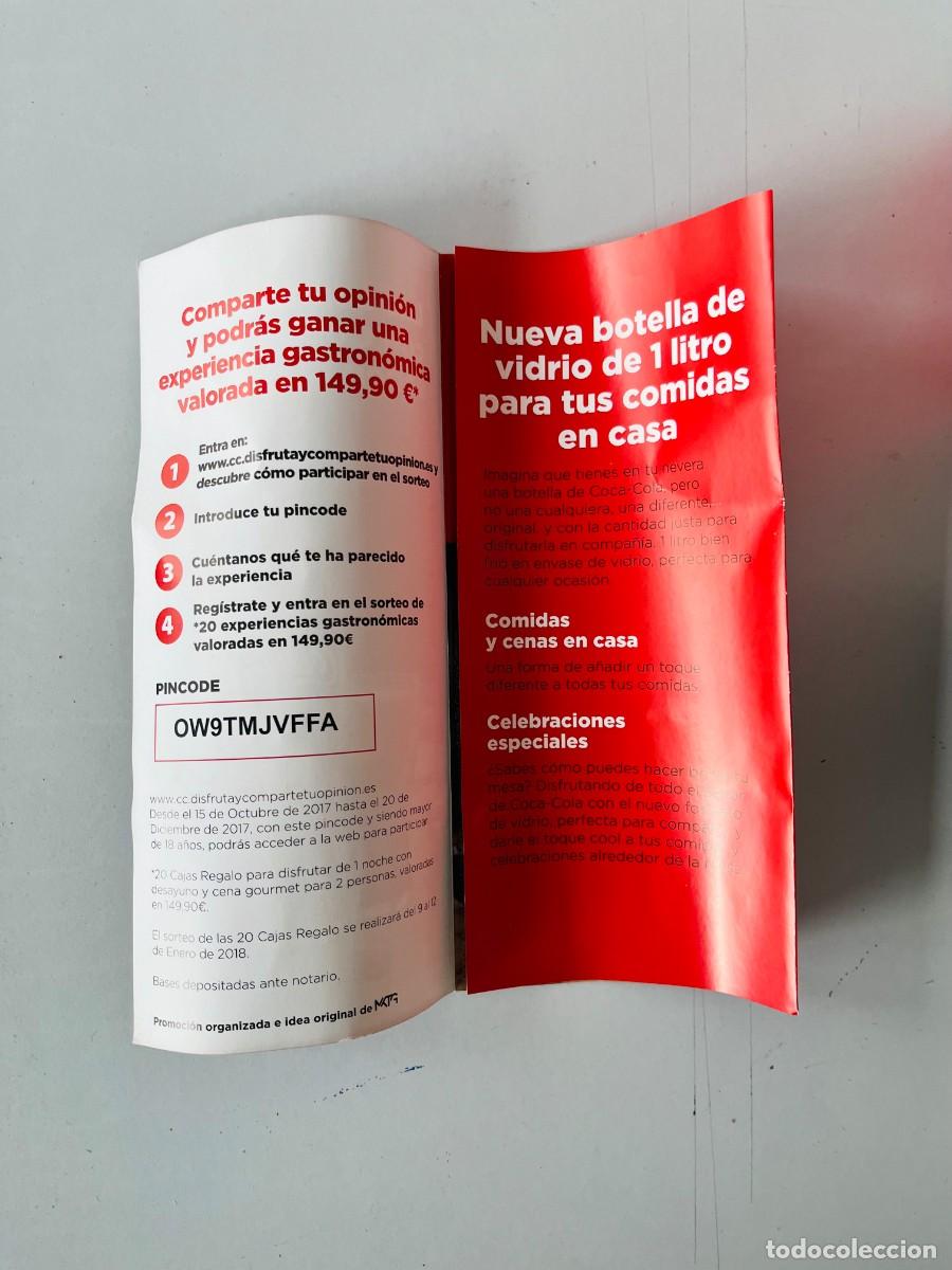 Coleccionismo de Coca-Cola y Pepsi: Botella de vidrio de Coca Cola 2017 - Foto 9