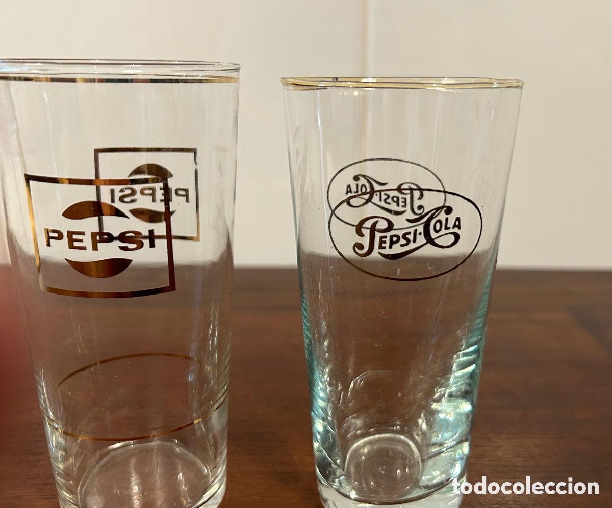 Coleccionismo de Coca-Cola y Pepsi: 3 VASOS PEPSI DIFERENTES MODELOS - Foto 4
