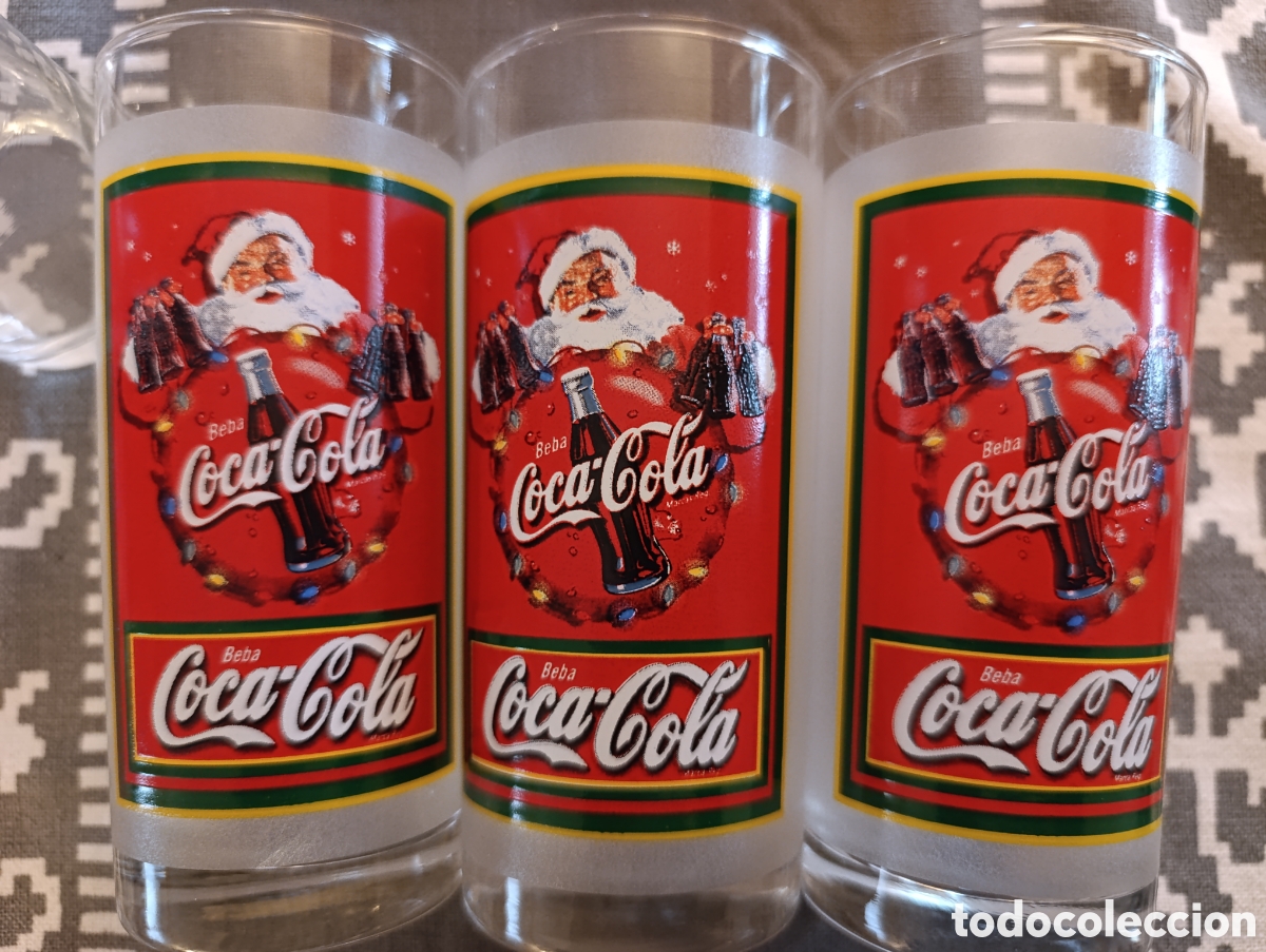 Coleccionismo de Coca-Cola y Pepsi: Vasos Coca Cola Navidad - Foto 1