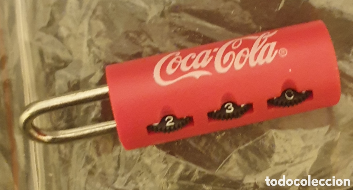 Coleccionismo de Coca-Cola y Pepsi: CANDADO PUBLICIDAD COCA COLA - Foto 1
